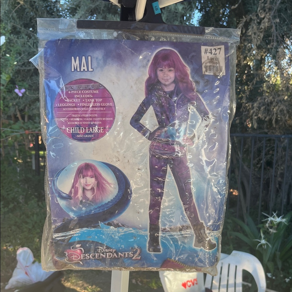 Disney Descendants 2 Mal Costume - Purple and Black